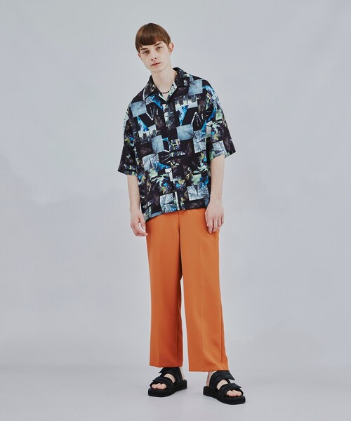 tk.TAKEO KIKUCHI(ティーケータケオキクチ)の「◆CONTRAST コラージュシャツ(ユニセックスアイテム)(シャツ/ブラウス・メンズ・グレー系その他/ホワイト系4/ブラック系3・01/02/03)」の14枚目の写真