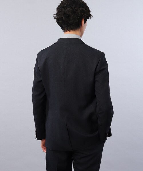 TAKEO KIKUCHI（タケオキクチ）の「◆【Sサイズ～】メランジ シャークスキン ストレッチ（スーツジャケット・メンズ・ネイビー/グレー・01/04/03/02）」の6枚目の写真