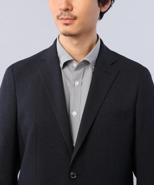 TAKEO KIKUCHI（タケオキクチ）の「◆【Sサイズ～】メランジ シャークスキン ストレッチ（スーツジャケット・メンズ・ネイビー/グレー・01/04/03/02）」の7枚目の写真