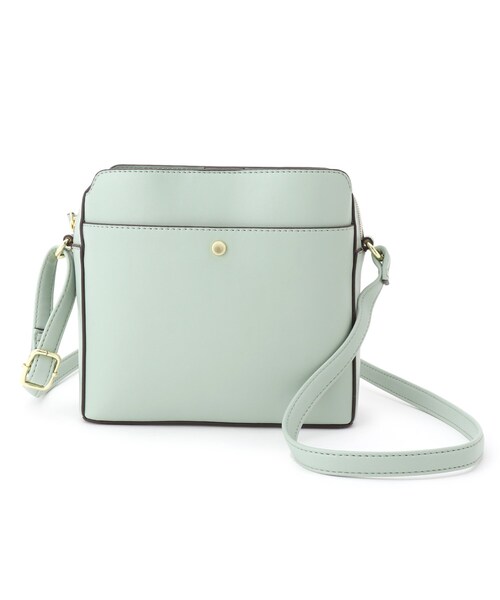 DRESKIP（ドレスキップ）の「◆スクエアショルダー（ショルダーバッグ・レディース・シルバー/ダークグリーン/パープル系4/アイボリー・00）」の5枚目の写真