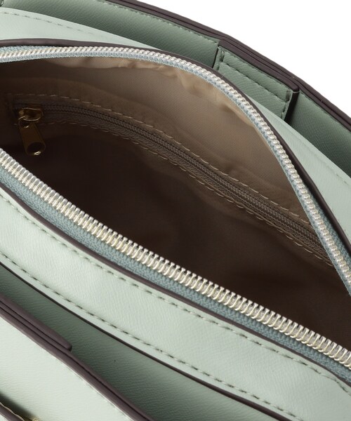 DRESKIP（ドレスキップ）の「◆スクエアショルダー（ショルダーバッグ・レディース・シルバー/ダークグリーン/パープル系4/アイボリー・00）」の9枚目の写真