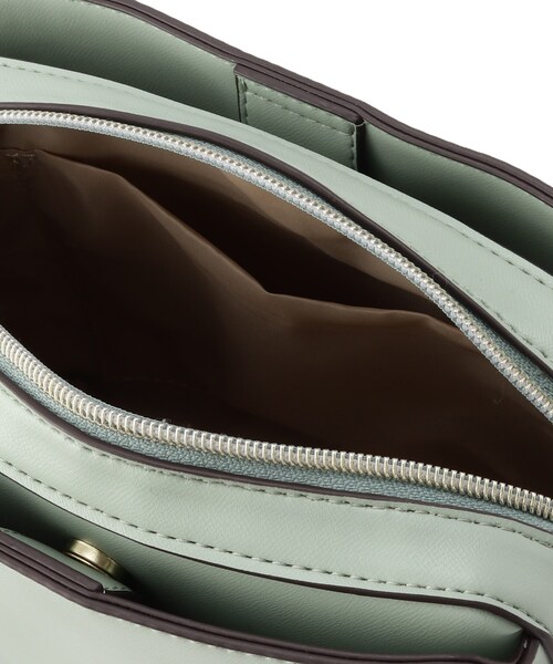 DRESKIP（ドレスキップ）の「◆スクエアショルダー（ショルダーバッグ・レディース・シルバー/ダークグリーン/パープル系4/アイボリー・00）」の10枚目の写真