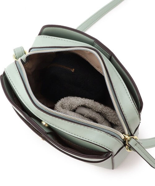 DRESKIP（ドレスキップ）の「◆スクエアショルダー（ショルダーバッグ・レディース・シルバー/ダークグリーン/パープル系4/アイボリー・00）」の15枚目の写真