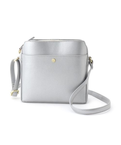 DRESKIP（ドレスキップ）の「◆スクエアショルダー（ショルダーバッグ・レディース・シルバー/ダークグリーン/パープル系4/アイボリー・00）」の19枚目の写真