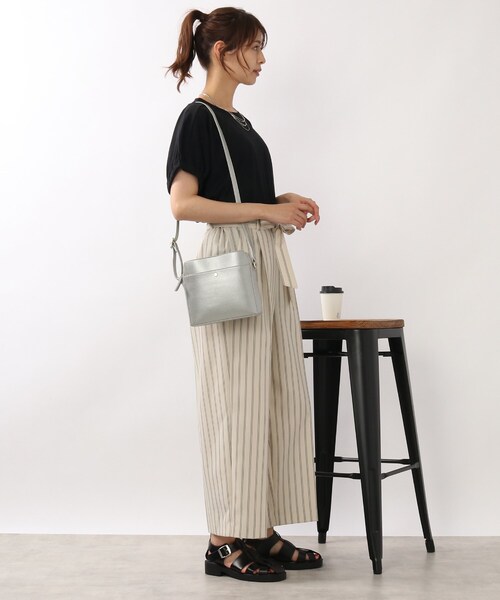 DRESKIP（ドレスキップ）の「◆スクエアショルダー（ショルダーバッグ・レディース・シルバー/ダークグリーン/パープル系4/アイボリー・00）」の21枚目の写真