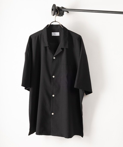 OVERCOAT / オーバーコート オープンカラーシャツ 日本製 半袖