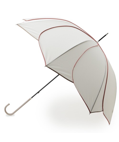 DRESKIP（ドレスキップ）の「◆because バイカラ－パイピングアンブレラ（長傘・レディース・イエロー/ネイビー/パープル系4/アイボリー・00）」の2枚目の写真