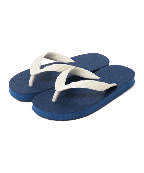 こども ビームス（コドモビームス）の「げんべい / ビーチサンダル（15～23cm）（サンダル・キッズ・ホワイト/ブルー/イエロー/グレー/ブラウン/パープル/ブラック/ネイビー/ブルー系その他3/ベージュ/ダークブラウン・23/15 /18/17/19/21/16/22/20）」の7枚目の写真