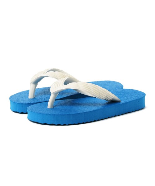 こども ビームス（コドモビームス）の「げんべい / ビーチサンダル（15～23cm）（サンダル・キッズ・ホワイト/ブルー/イエロー/グレー/ブラウン/パープル/ブラック/ネイビー/ブルー系その他3/ベージュ/ダークブラウン・23/15 /18/17/19/21/16/22/20）」の8枚目の写真