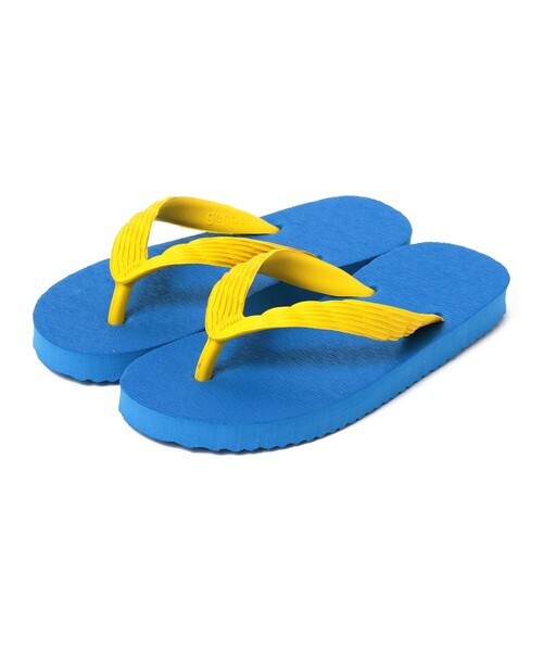 こども ビームス（コドモビームス）の「げんべい / ビーチサンダル（15～23cm）（サンダル・キッズ・ホワイト/ブルー/イエロー/グレー/ブラウン/パープル/ブラック/ネイビー/ブルー系その他3/ベージュ/ダークブラウン・23/15 /18/17/19/21/16/22/20）」の9枚目の写真