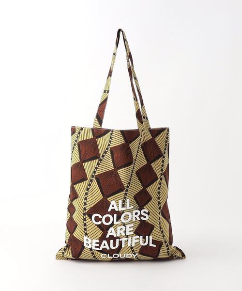 green label relaxing(グリーンレーベルリラクシング)の「【別注】< CLOUDY (クラウディ)> エコ バッグ(エコバッグ/サブバッグ・レディース・ブラック/ピンク/ターコイズブルー/ライム/イエロー/ワインレッド・FREE)」の6枚目の写真