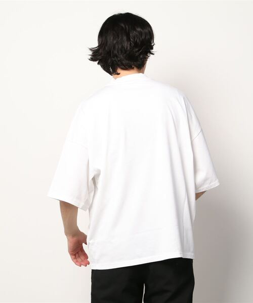 GOLD（ゴールド）の「東洋エンタープライズ GOLD / ゴールド：PLAITING COTTON JERSEY BALLOON T-SHIRT：22A-GL78884[MUS]（Tシャツ/カットソー・メンズ・ブラック/オフホワイト/グリーン・M/L/XL）」の5枚目の写真