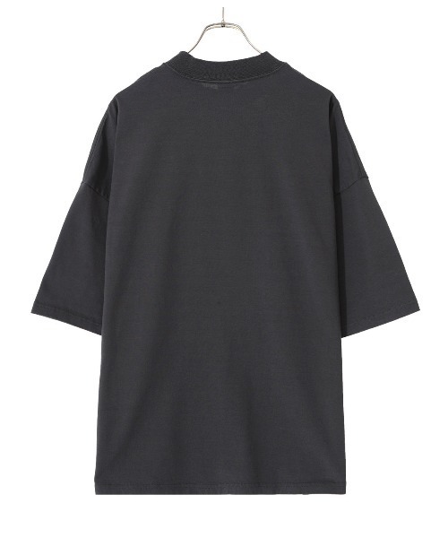 GOLD（ゴールド）の「東洋エンタープライズ GOLD / ゴールド：PLAITING COTTON JERSEY BALLOON T-SHIRT：22A-GL78884[MUS]（Tシャツ/カットソー・メンズ・ブラック/オフホワイト/グリーン・M/L/XL）」の20枚目の写真