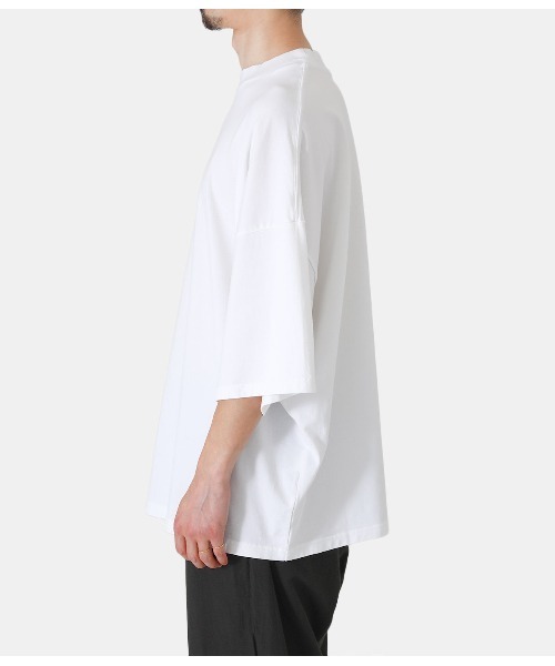 GOLD（ゴールド）の「東洋エンタープライズ GOLD / ゴールド：PLAITING COTTON JERSEY BALLOON T-SHIRT：22A-GL78884[MUS]（Tシャツ/カットソー・メンズ・ブラック/オフホワイト/グリーン・M/L/XL）」の16枚目の写真