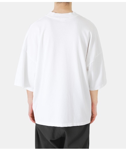 GOLD（ゴールド）の「東洋エンタープライズ GOLD / ゴールド：PLAITING COTTON JERSEY BALLOON T-SHIRT：22A-GL78884[MUS]（Tシャツ/カットソー・メンズ・ブラック/オフホワイト/グリーン・M/L/XL）」の17枚目の写真