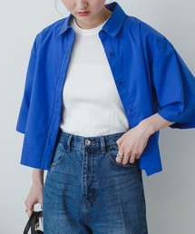 SENSE OF PLACE by URBAN RESEARCH | クロップドパイピングシャツ(シャツ/ブラウス)