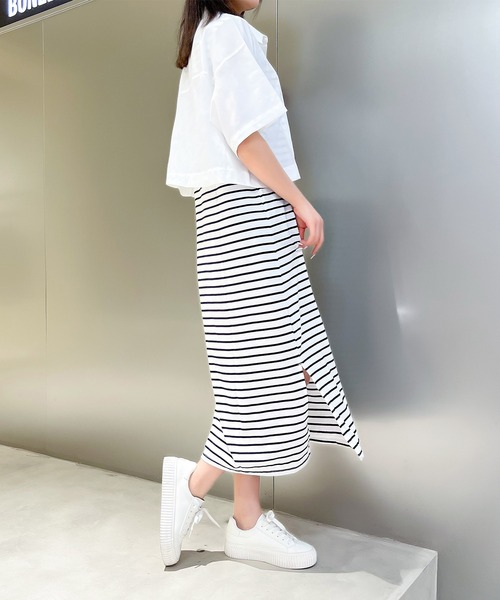AsRiRe(アスリレイ)の「【AsRiRe】2点セット ショート丈シアーシャツ+ノースリーブワンピース(ワンピース・レディース・ホワイト/カーキ・M)」の21枚目の写真