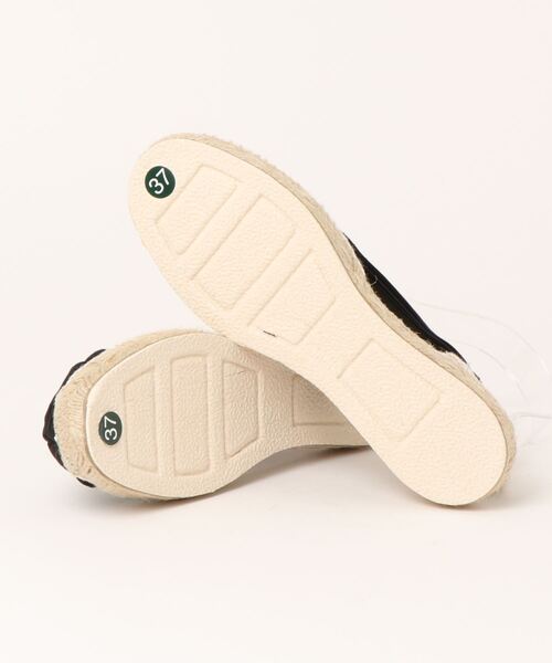 La Manual Alpargatera（マヌアル・アルパルガテラ）の「LA MANUAL ALPARGATERA | エスパドリーユ WOMEN（サンダル・レディース・ブラック/アイボリー・38/39/37）」の4枚目の写真