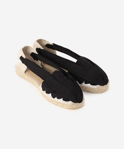 La Manual Alpargatera（マヌアル・アルパルガテラ）の「LA MANUAL ALPARGATERA | エスパドリーユ WOMEN（サンダル・レディース・ブラック/アイボリー・38/39/37）」の8枚目の写真