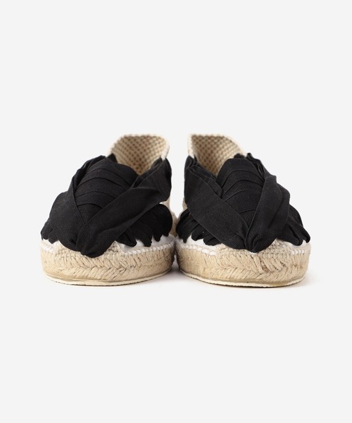 La Manual Alpargatera（マヌアル・アルパルガテラ）の「LA MANUAL ALPARGATERA | エスパドリーユ WOMEN（サンダル・レディース・ブラック/アイボリー・38/39/37）」の12枚目の写真