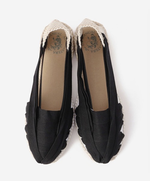 La Manual Alpargatera（マヌアル・アルパルガテラ）の「LA MANUAL ALPARGATERA | エスパドリーユ WOMEN（サンダル・レディース・ブラック/アイボリー・38/39/37）」の7枚目の写真