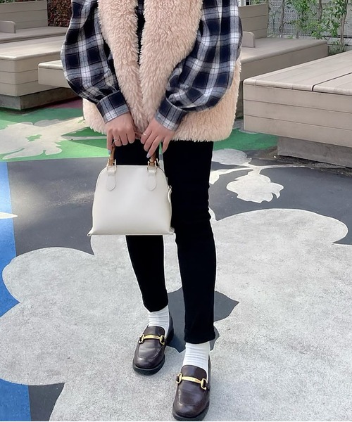 FREE'S MART（フリーズマート）の「ハイウエストボタンフライスキニーデニムパンツ（デニムパンツ・レディース・ブラック系その他/ブルー系その他/ダークネイビー/ブルー系その他2・SMALL/MEDIUM/X-SMALL）」の2枚目の写真