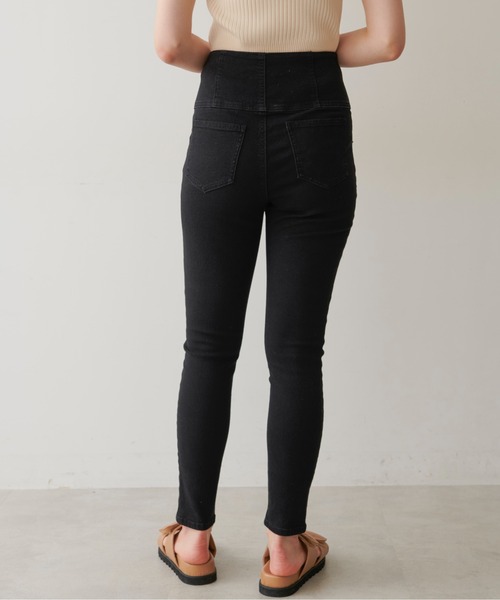 FREE'S MART（フリーズマート）の「ハイウエストボタンフライスキニーデニムパンツ（デニムパンツ・レディース・ブラック系その他/ブルー系その他/ダークネイビー/ブルー系その他2・SMALL/MEDIUM/X-SMALL）」の17枚目の写真