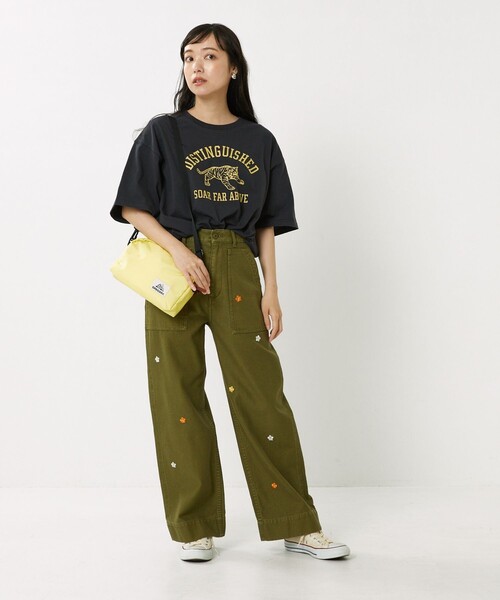 FREAK'S STORE（フリークスストア）の「TORAロゴTシャツ（Tシャツ/カットソー・レディース・チャコールグレー/ネイビー/レッド/オフホワイト・ﾌﾘ-）」の21枚目の写真