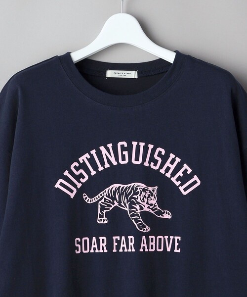 「FREAK'S STORE」 長袖シャツ フリ- ダークブラウン レディース FREAK'S STORE（フリークスストア）の「TORAロゴTシャツ（T