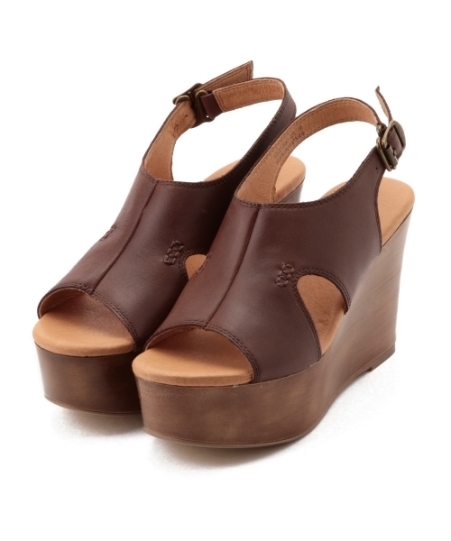 BEAMS LIGHTS Women's（ビームスライツ ウィメンズ）の「BEAMS LIGHTS / ヴァルキーウェッジ サンダル（サンダル・レディース・ホワイト/ブラウン/ネイビー/オフホワイト/ブラック/ブラウン系その他・38/36/37）」の7枚目の写真