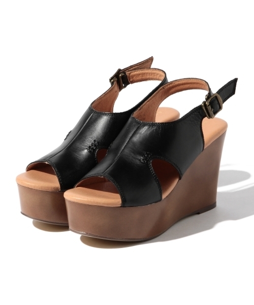 BEAMS LIGHTS Women's（ビームスライツ ウィメンズ）の「BEAMS LIGHTS / ヴァルキーウェッジ サンダル（サンダル・レディース・ホワイト/ブラウン/ネイビー/オフホワイト/ブラック/ブラウン系その他・38/36/37）」の13枚目の写真