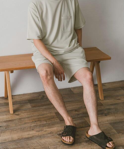 URBAN RESEARCH DOORS(アーバンリサーチドアーズ)の「ミニ裏毛アスレチックショーツ(その他パンツ・メンズ・ライトブルー/ネイビー/グレー/オフホワイト/イエロー・MEDIUM/LARGE/X-LARGE)」の6枚目の写真