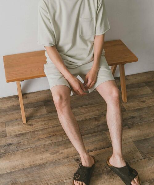 URBAN RESEARCH DOORS(アーバンリサーチドアーズ)の「ミニ裏毛アスレチックショーツ(その他パンツ・メンズ・ライトブルー/ネイビー/グレー/オフホワイト/イエロー・MEDIUM/LARGE/X-LARGE)」の7枚目の写真