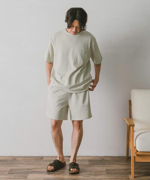 URBAN RESEARCH DOORS(アーバンリサーチドアーズ)の「ミニ裏毛アスレチックショーツ(その他パンツ・メンズ・ライトブルー/ネイビー/グレー/オフホワイト/イエロー・MEDIUM/LARGE/X-LARGE)」の13枚目の写真