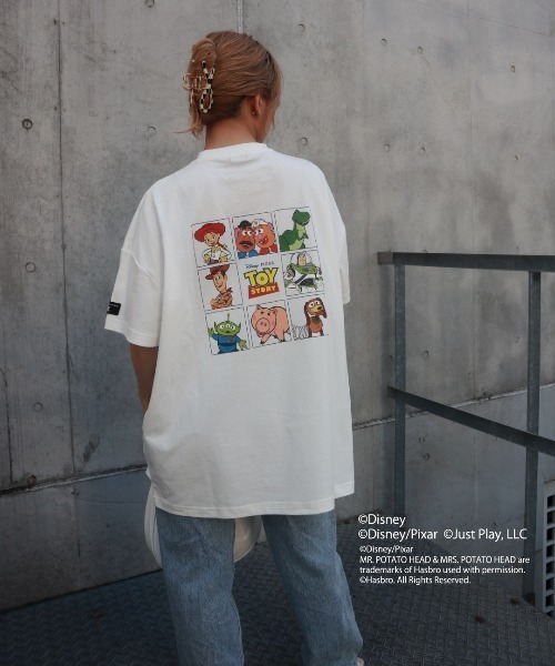 FIG&VIPER（フィグアンドバイパー）の「Disney Toystory / big T（Tシャツ/カットソー・レディース・ホワイト/ダークグレー・FREE）」の12枚目の写真