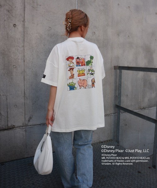 FIG&VIPER（フィグアンドバイパー）の「Disney Toystory / big T（Tシャツ/カットソー・レディース・ホワイト/ダークグレー・FREE）」の4枚目の写真