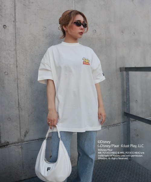 FIG&VIPER（フィグアンドバイパー）の「Disney Toystory / big T（Tシャツ/カットソー・レディース・ホワイト/ダークグレー・FREE）」の13枚目の写真