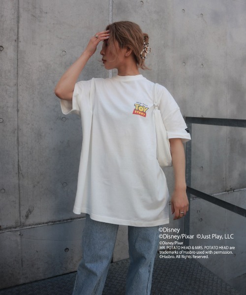 FIG&VIPER（フィグアンドバイパー）の「Disney Toystory / big T（Tシャツ/カットソー・レディース・ホワイト/ダークグレー・FREE）」の5枚目の写真