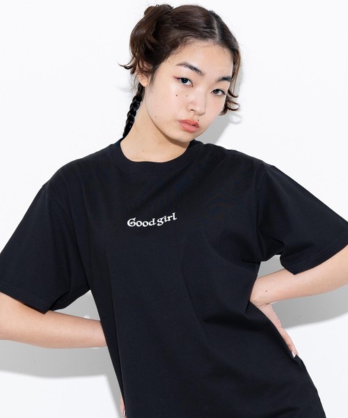 『グッド TEE 白 L』 X-girl（エックスガール）の「GOOD GIRL S/S TEE（Tシャツ