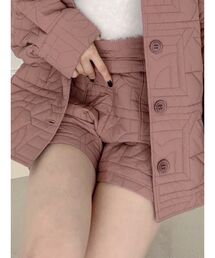 キルティングショートパンツ【セットアップ着用可能】