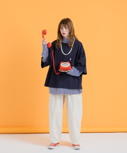 russet 日本製　ミ二裏毛Tシャツ 白 russet 日本製 ミ二裏毛Tシャツ 白