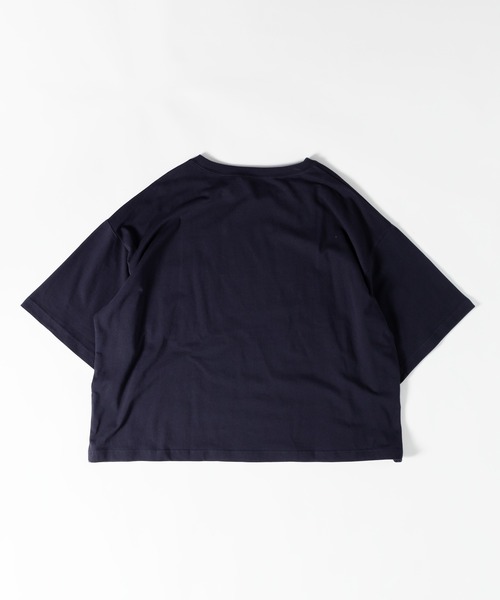 MUHET(ミュエータ)の「【セット】シャツ×ミニ裏毛Tシャツ(シャツ/ブラウス・レディース・ネイビー/オフホワイト/オレンジ・MEDIUM/X-LARGE)」の6枚目の写真