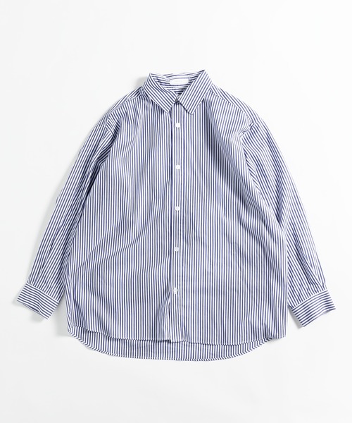 MUHET(ミュエータ)の「【セット】シャツ×ミニ裏毛Tシャツ(シャツ/ブラウス・レディース・ネイビー/オフホワイト/オレンジ・MEDIUM/X-LARGE)」の7枚目の写真