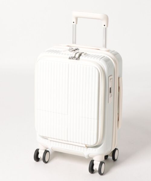 innovator イノベーター スーツケース ホワイト innovator/イノベーター】 フロントオープン コインロッカーサイズ 21L