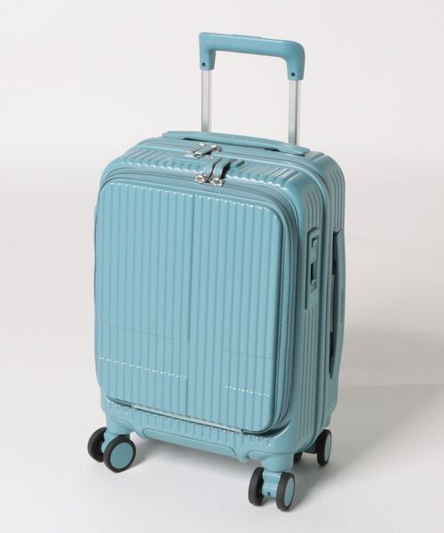 innovator（イノベーター）の「【innovator/イノベーター】 フロントオープン コインロッカーサイズ 21L（スーツケース/キャリーバッグ・レディース・ライトブルー/ブラック/ベージュ/グレー/イエロー/オレンジ/ホワイト/グリーン/ラベンダー/ホワイト系その他/ストーン/ネイビー/ベージュ系その他/ピンク系その他/カーキ/オリーブドラブ/ダークネイビー/ブルー系その他/チャコールグレー/ブルー/ブルー系その他2/ブラウン系その他/ブルー系その他3/レッド/グレー系その他/グリーン系その他/ブルー系その他4/シルバー/ホワイト系その他2・FREE）」の20枚目の写真