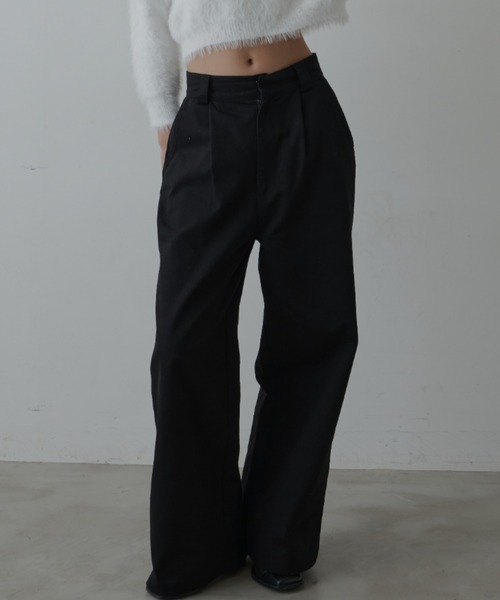 FIG&VIPER（フィグアンドバイパー）の「TCツイルワークパンツ（カーゴパンツ・レディース・ホワイト/ブラック/ブルー・S/M/L）」の2枚目の写真