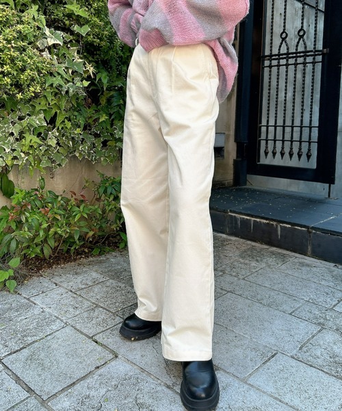 FIG&VIPER（フィグアンドバイパー）の「TCツイルワークパンツ（カーゴパンツ・レディース・ホワイト/ブラック/ブルー・S/M/L）」の17枚目の写真