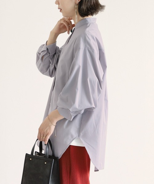 reca（レカ）の「ボリューム袖タックブラウス（シャツ/ブラウス・レディース・ブラック/オフホワイト/ブルー/グレー系その他・M）」の5枚目の写真