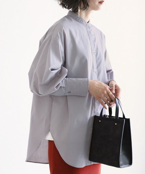 reca（レカ）の「ボリューム袖タックブラウス（シャツ/ブラウス・レディース・ブラック/オフホワイト/ブルー/グレー系その他・M）」の6枚目の写真