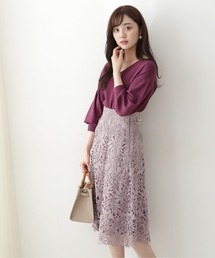 PROPORTION BODY DRESSING | レースフレアースカート / 1212220903(スカート)